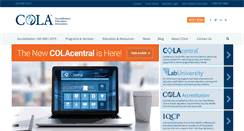 Desktop Screenshot of cola.org