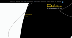 Desktop Screenshot of cola.de